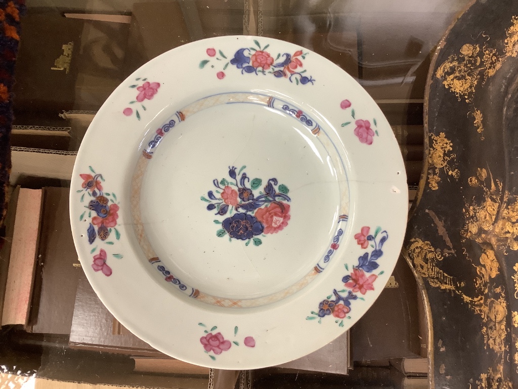 Six Chinese export plates